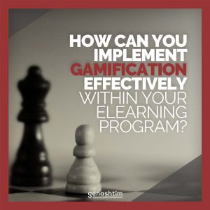 How can you implement gamification effectively within your elearning program?